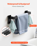 ToiletShield™ 5-Piece Matte Black Bathroom Hardware Set