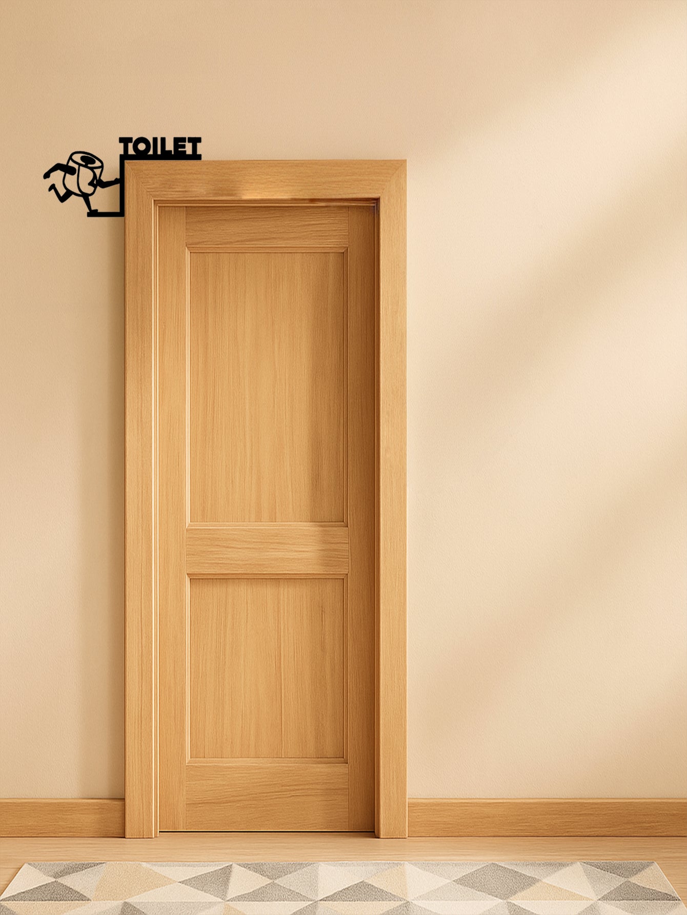 ToiletShield™ Funny Toilet Paper Metal Bathroom Wall Art