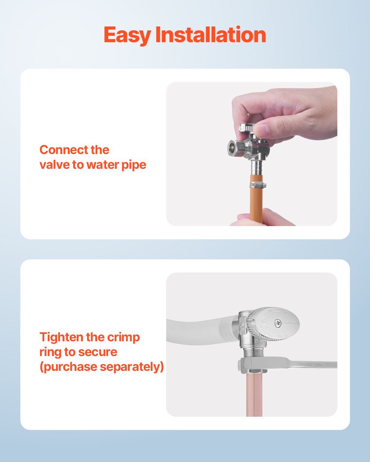 ToiletShield™ 10-Pack Angle Stop Valves – Chrome Brass, USA Plumbing