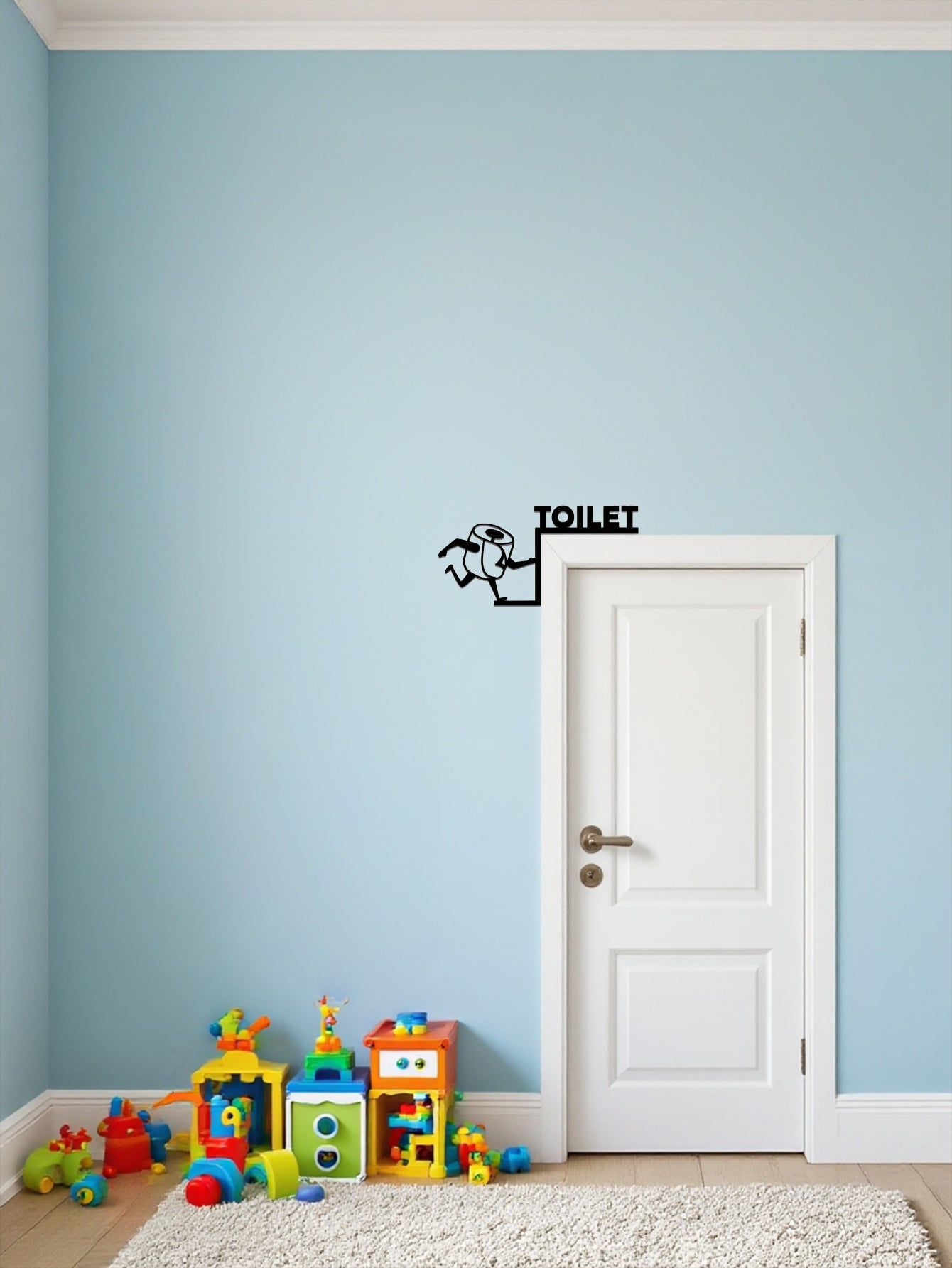 ToiletShield™ Funny Toilet Paper Metal Bathroom Wall Art