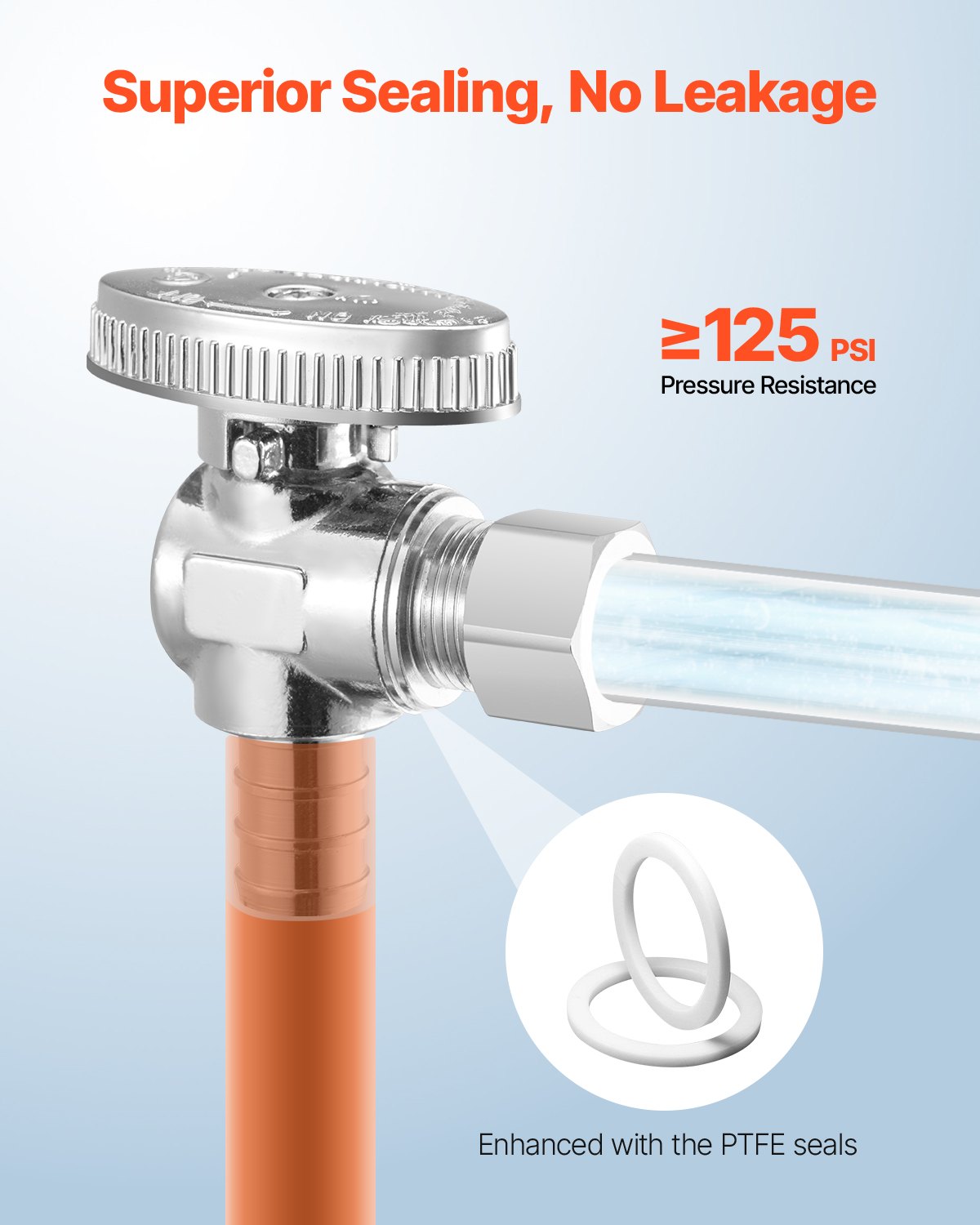 ToiletShield™ 10-Pack Angle Stop Valves – Chrome Brass, USA Plumbing