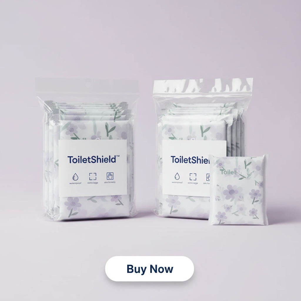 ToiletShield™ Extra Large Disposable Toilet Seat Covers – 20 Pack