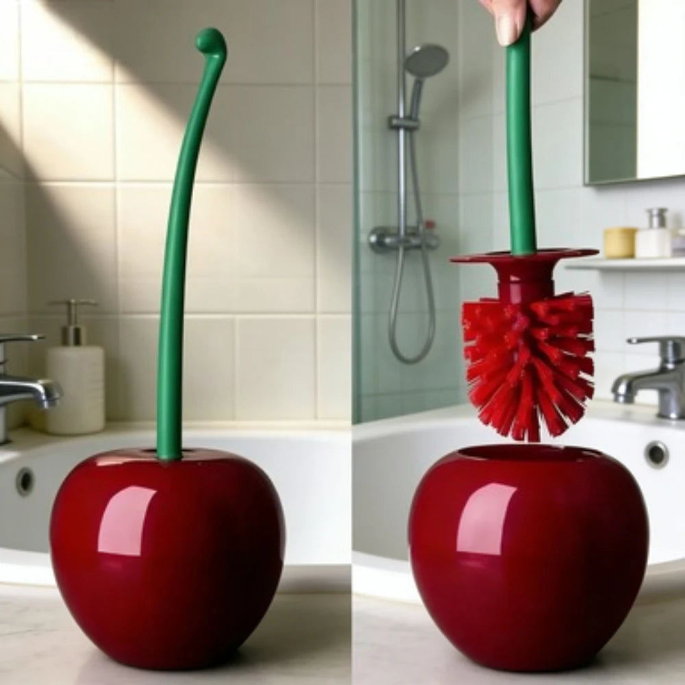 ToiletShield™ Creative Cherry Shape Toilet Brush Set