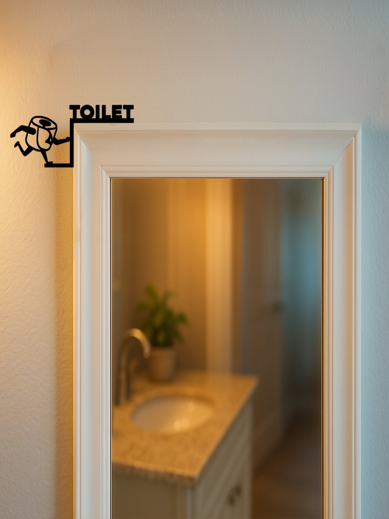 ToiletShield™ Funny Toilet Paper Metal Bathroom Wall Art