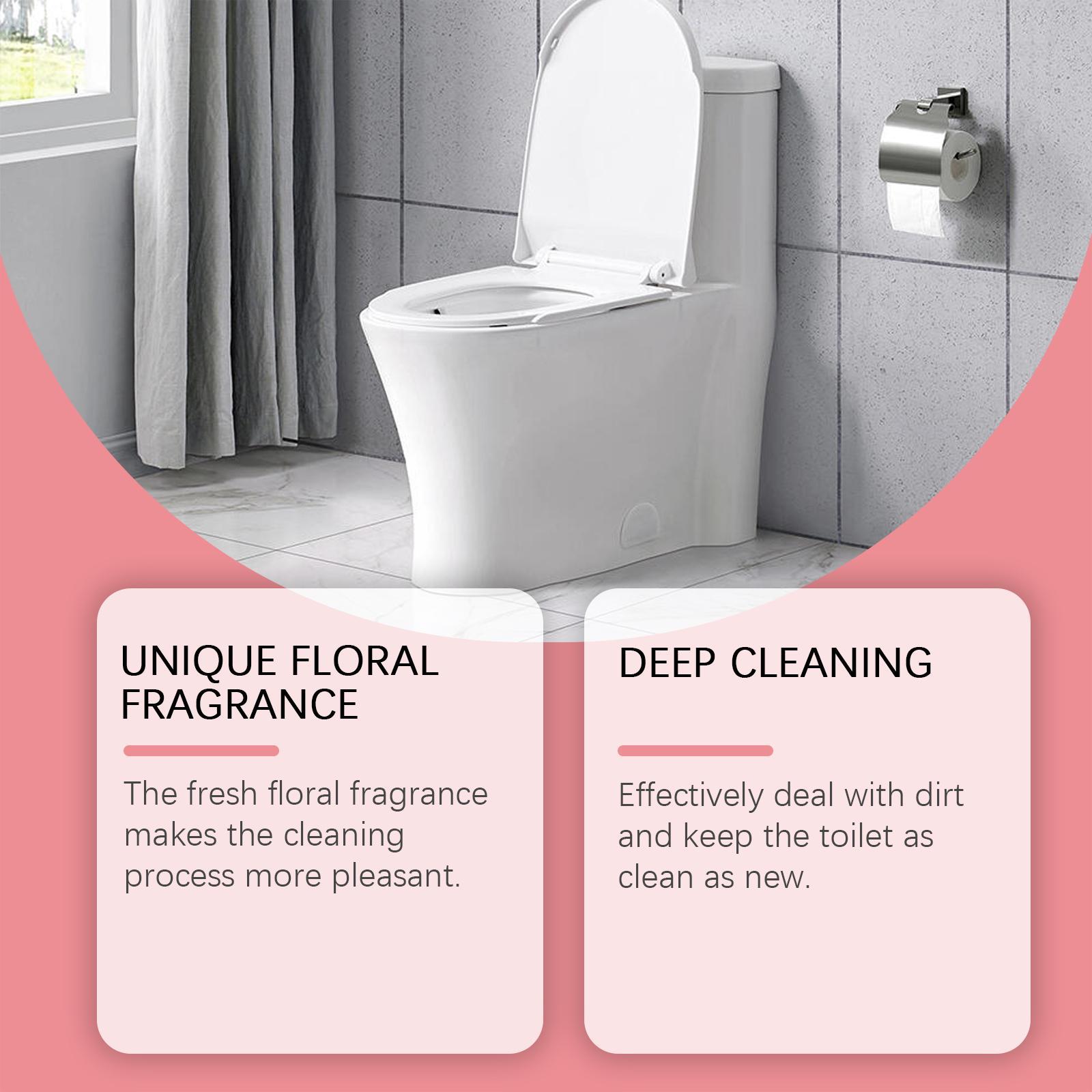 ToiletShield™ Floral Scent Deodorant And Toilet Cleaner