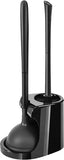 ToiletShield™ 2-in-1 Toilet Plunger and Brush Set for American Bathrooms
