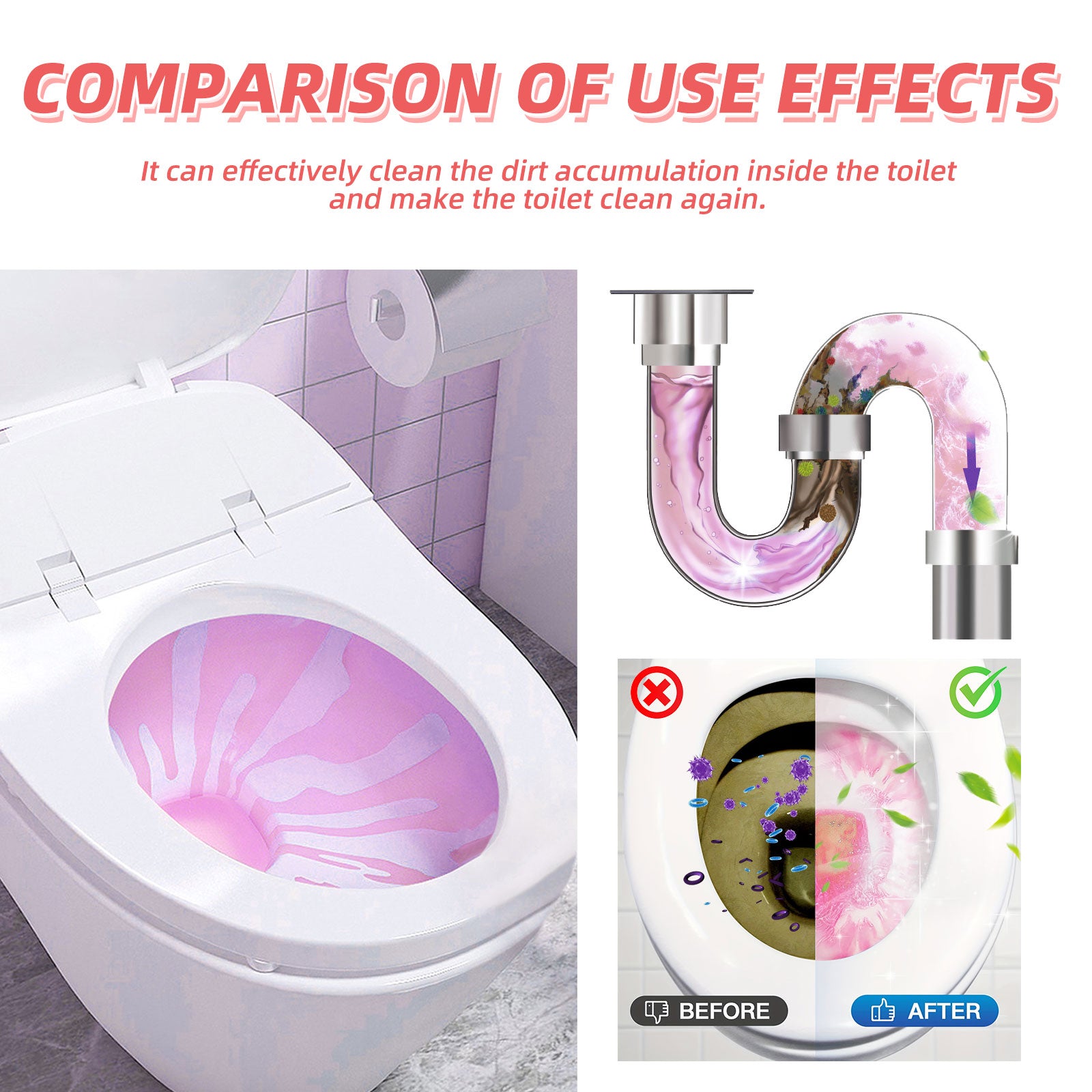 ToiletShield™ Toilet Cleaner Effervescent Tablets – Fight Stains & Odor