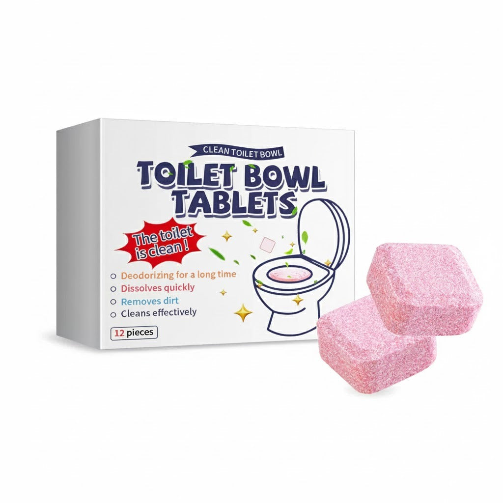 ToiletShield™ Toilet Cleaner Effervescent Tablets – Fight Stains & Odor